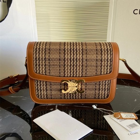Medium Triomphe Bag 1912422 Coffee main image 5